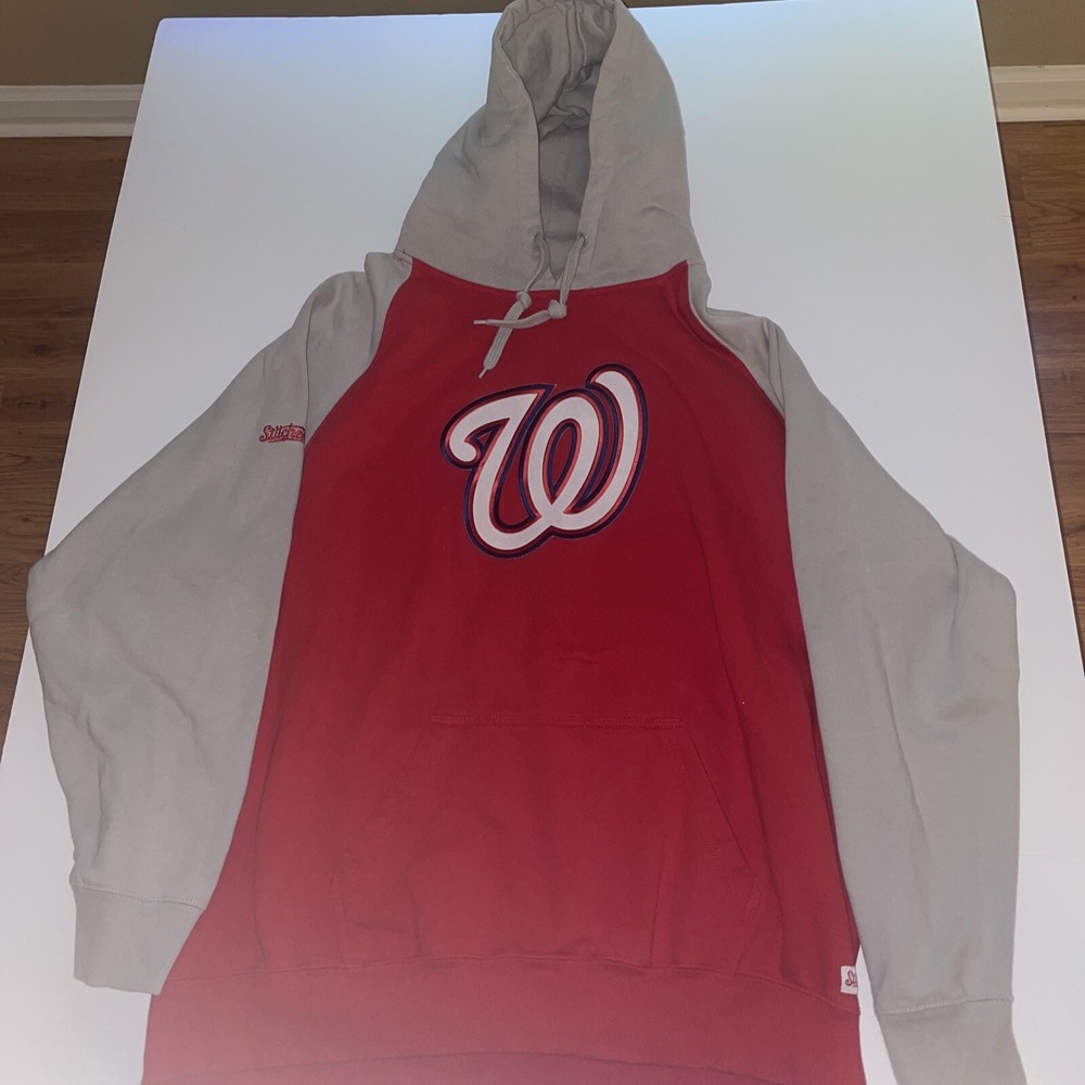Washington Nationals Hoodie Made By Stitches Size XXL Great Heavy Weight